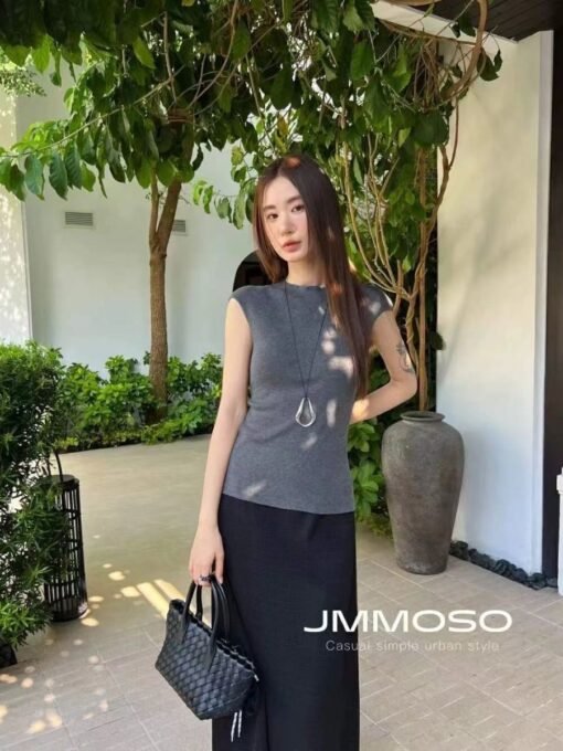 Vapetix One size fits all-One size fits all  2025 Early Spring New Korean Style Design Sense Chic Hollow Sleeveless Sweater Niche Pure Desire Sl - 图片 5
