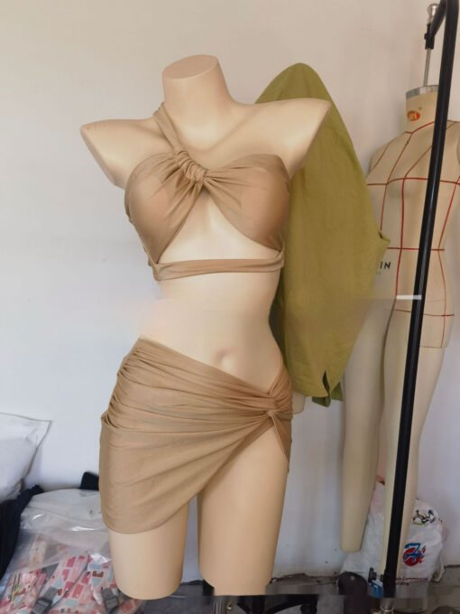 New 3-piece Lace-up Split Swimsuit - Image 5