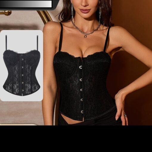 New Belly Contracting Corset Sexy Lace Breathable - Image 4