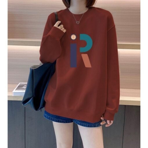 Heavy Round Neck Sweaters Women's Clothing - Image 6