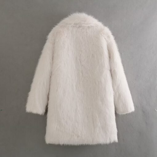 Loose Fashion Mid-length Fur Overcoat Coat - Image 6