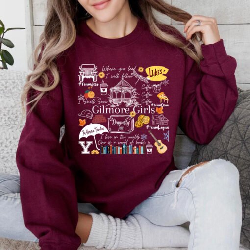 Gilmore Girls Sweatshirt Stars Hollow Shirt Dragonfly - Image 2