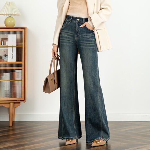 Women's Stretch Jeans High Waist Flared Pants