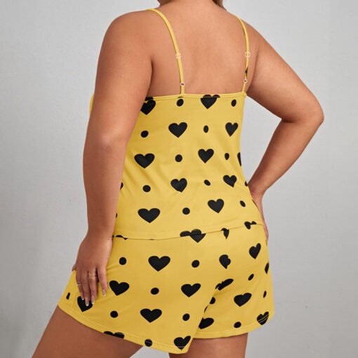 Vapetix 1XL-5XL  European and American Cross-border temu plus size Sexy Sling Sling suit Enlarge Fat Woman Pajamas W