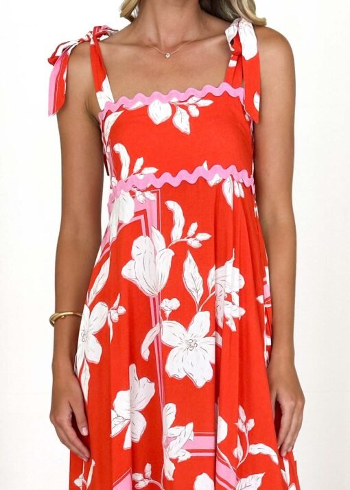 Vapetix S-XL  Cross-border 2025 foreign trade European and American style new small floral wave strap suspender s - 图片 3