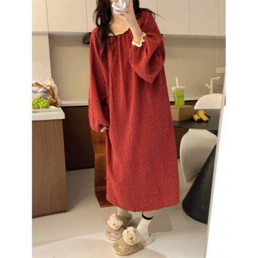 Vapetix One size fits all-One size fits all  South Korea ins Women's Spring and Autumn New Korean Version Gentle and Withered Feeling Lazy Flora
