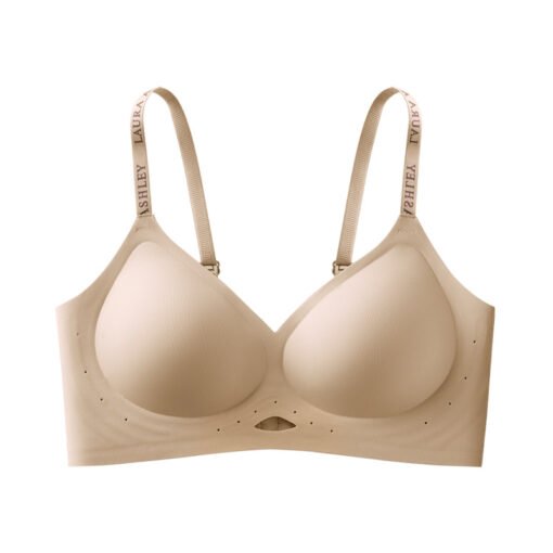 Vapetix M-2XL  Camellia fragrance jelly strip lifting anti-sagging no steel ring gathered bra underwear women's br - 图片 5