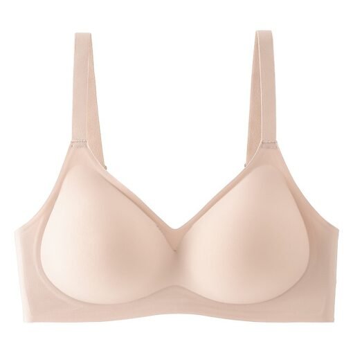Vapetix S 32/70ABC-XL 38/85ABC  Traceless Underwear Women's Small Chest Push-up Large One-piece Fixed Cup Breast Anti-sagging Upper - 图片 4