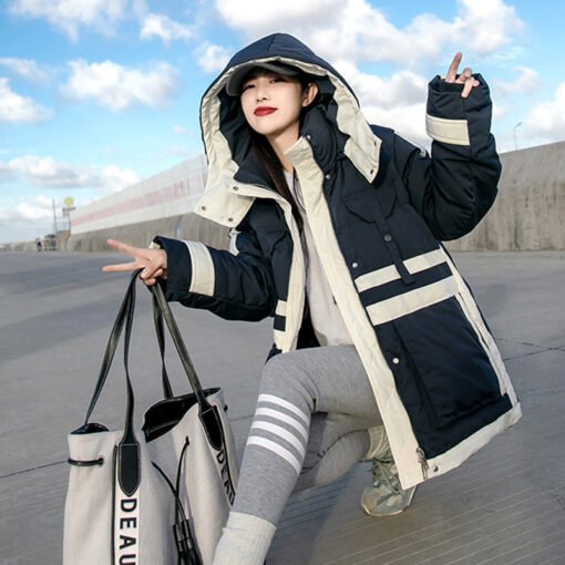Vapetix S (Recommended 80-120 pounds)-M (Recommended 120-150 pounds)  Pinghu Down Jacket Women's Women's Winter Coat Korean-style Duck Down Jacket Workwear Pike Dress Wo - 图片 6