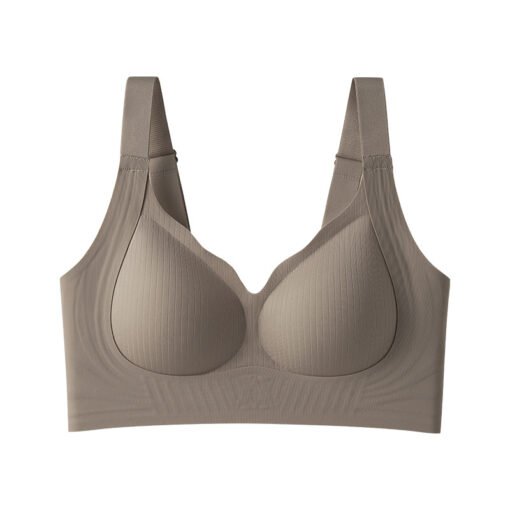 Vapetix M【75A 75B 70C】-2XL【90A 90B 85C 85D】  Thin seamless comfortable naked anti-sagging breathable underwear women's soft support pull-up clos - 图片 5