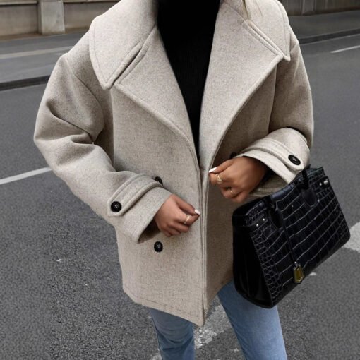 Autumn And Winter New All-matchloose Coat - Image 3