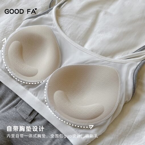 Vapetix One size fits all-One size fits all  Spring and summer 2025 new bottoming shirt modal contrast muse button belt cup fake two-piece camis - 图片 7