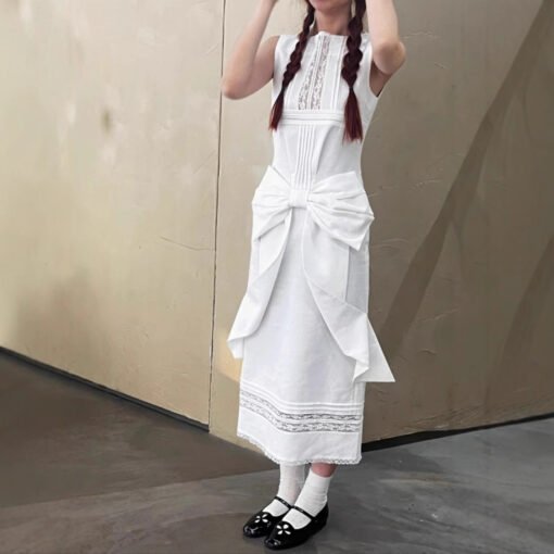 Vapetix S-L  Yu Shuxin with ju good-looking dress 2025 new sweet high-end design bow strap dress - 图片 6