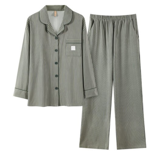 Vapetix M-XXL  7A Antibacterial Class A Pajamas Women's Super Soft Pure Cotton Casual Spring and Autumn Printed Lo - 图片 7