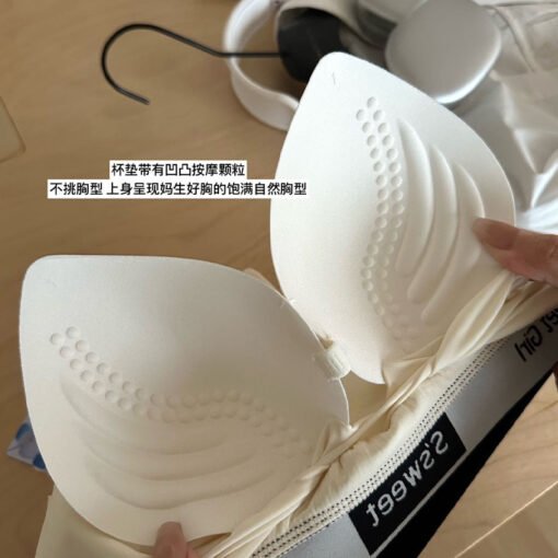 Vapetix M 90-105-2XL 135-150  Beautiful Back Bra Big Brand Same-style Traceless Letter Sports Vest Underwear Women's Gather-up No - 图片 6