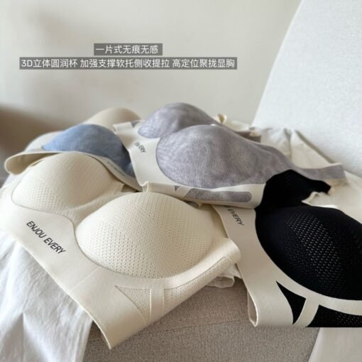 Vapetix M code=34ABC-XXL code=40ABC  Summer Thin Breathable Non-marking Underwear Women's Soft Support Laped Gather-up Anti-sagging Vest - 图片 9