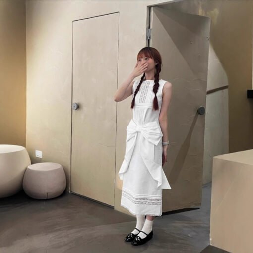 Vapetix S-L  Yu Shuxin with ju good-looking dress 2025 new sweet high-end design bow strap dress - 图片 9