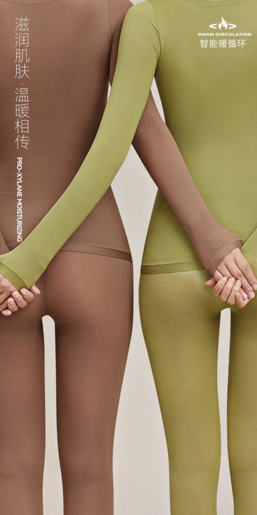 Vapetix L (Recommended 80-120 pounds)-XL (recommended 120-160 pounds)  Bose Skin Beauty Clothes Women's Autumn and Winter Non-trace Warm suit Ultra-thin Invisible Muscle - Image 9