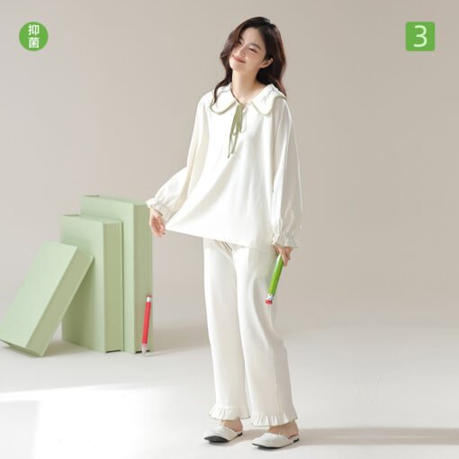 Vapetix M 【 7A Antibacterial Xinjiang Cotton 】-XXL 【 7A Antibacterial Xinjiang Cotton 】  [Antibacterial Xinjiang Cotton] 2024 New Class A Pajamas Women's Spring Long Sleeve Cotton Rack Cot - Obrázek 9