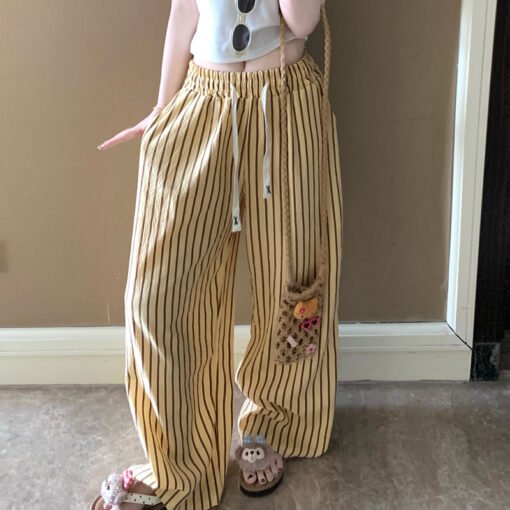 Vapetix M-XXL  Cute Cartoon Pajama Pants Women's Spring and Autumn Clouds Cotton Yarn All-match Walking Pants Summ - Image 5