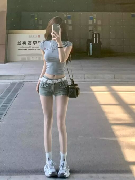 Vapetix S-XL  High-quality pure cotton 220g 40 pieces smooth wool 92 cotton 8 spandex slim waist pull-up short-sl - Obrázek 2