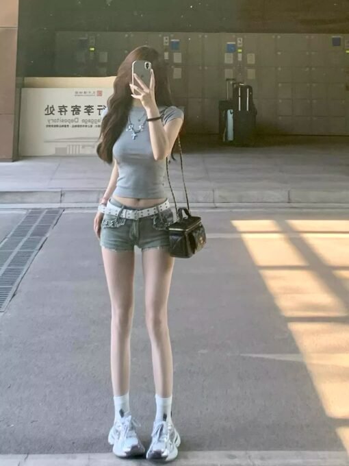 Vapetix S-XL  High-quality pure cotton 220g 40 pieces smooth wool 92 cotton 8 spandex slim waist pull-up short-sl - Obrázek 4