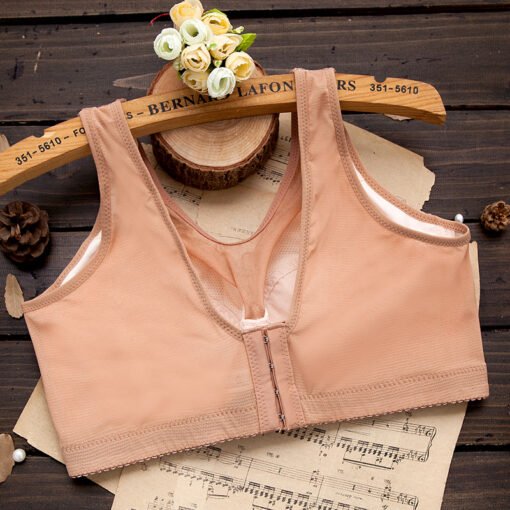 Vapetix 36/80C-44/100E  Ultra-thin plus size Bra Thin Full Cup with Steel Ring Vest Push-up chubby girl Large Chest Small U - 图片 5