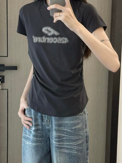 Vapetix S-2XL  High-quality pure cotton 220g 40 pieces of wool + elastic printing with slim waist-tight short-slee