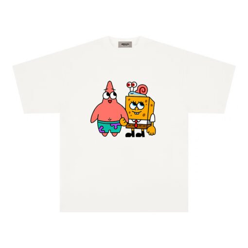 Vapetix S-3XL  【Tmall/Recommended】Heavy 230g double yarn pure cotton combed tight pattern fun printed short-sleeve - Kuva 3