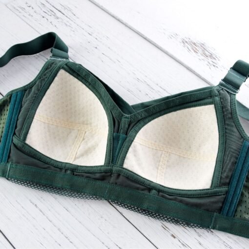 Vapetix 34/75B-46/105E  plus size underwear bra thin full cup fattening fat mm no steel ring anti-sagging accessory breasts - 图片 5