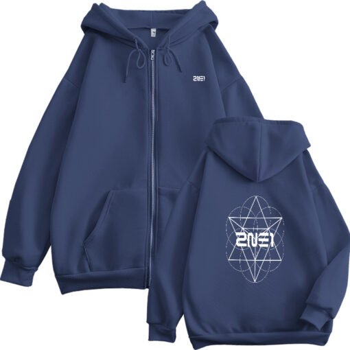 Vapetix M-XXXL  Zipper Jacket ZN Star Gua Figure Printing Concert Surrounding the Same Zipper Cardigan Loose Top Ho