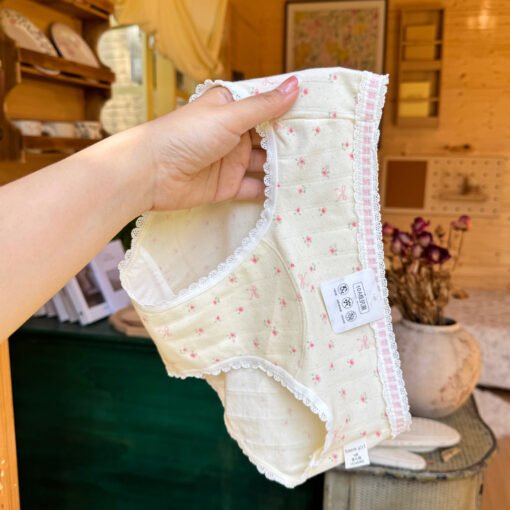 Vapetix L [90-120 pounds]-XL [120-135 pounds]  18cm lengthened ~ 10A antibacterial class a baby cotton underwear ladies small floral cute girl cot