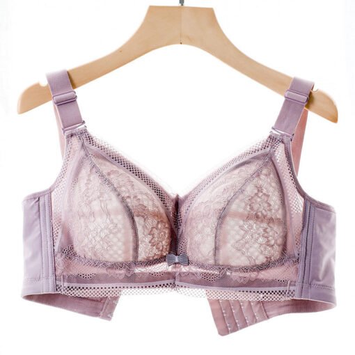 Vapetix 34/75B-46/105E  Underwear Women's Lightweight Large Chest Small Text Bra chubby girl plus size Gather-up Para Breas
