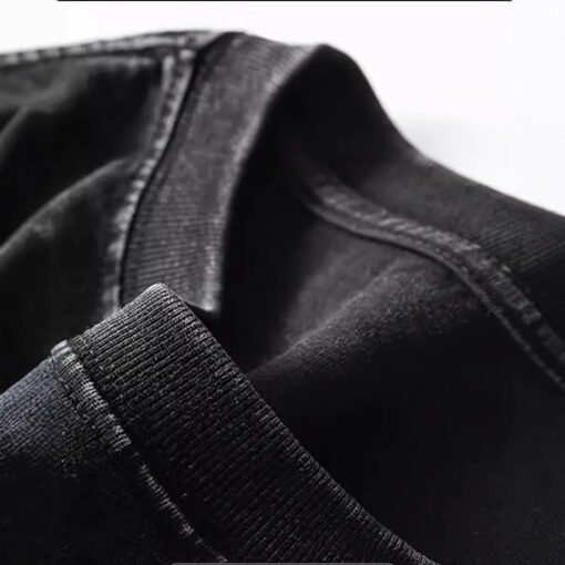 Vapetix M-3XL  Cotton Washed Old Heavy Short-sleeved T-shirt Half-sleeved Men's and Women's Summer oversize Americ - 图片 2