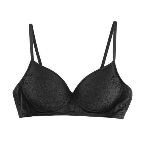 Vapetix M-XL  Yuyue 2025 Strictly Selected Female Silk Thin Bra Without Steel Ring Simple Comfortable Underwear F - 图片 2