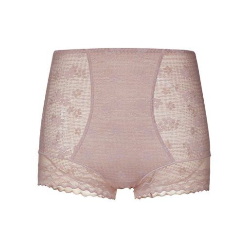 Vapetix M-XL  New High Waist Tight Belly Panties Women's Lace Mulberry Silk Crotch Thin Breathable Belly Tinting - 图片 2