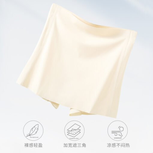 Vapetix M-XL  Orange Wooden Safety Pants Underwear Women's Anti-walking Summer Thin Traceless Invisible Wear-free