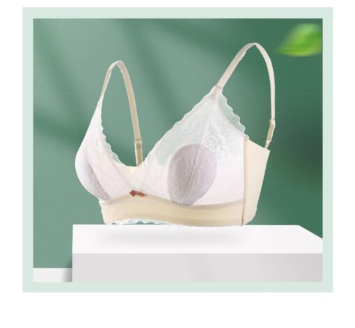 Vapetix 34/75BCD-40/90BCD  Longsha Traceless Underwear Women's Big Chest Shown Spring and Summer Ultra-thin Rabbit Ear Cup Ant - 图片 2