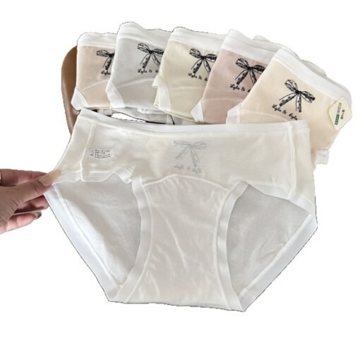 Vapetix M (80-100 pounds)-XL (120-140 pounds)  7a Baby Cotton Summer New Girls' Cotton Underwear Women's Mid-Waist Long Antibacterial Crotch Comfo – Bild 2