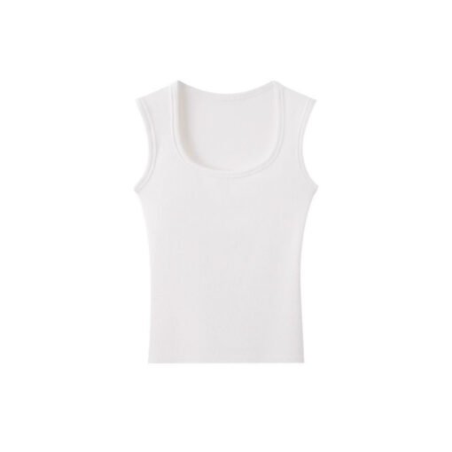 Vapetix S [70-95 pounds]-XL [125-150 pounds]  2025 Spring and Summer New Camisole Women's Inner Wearing Outer Wearing Camisole Solid Color Wide S - Obrázek 3