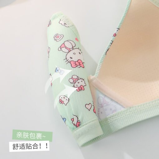 Vapetix 32/70AB cup-38/85AB Cup  New 2024 Sweet Cute Underwear Women's Small Chest Gather Students Childlike Comfortable Breathable - Kép 2