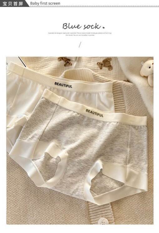 Vapetix M (80-100 pounds)-XL (120-140 pounds)  60 pieces of pure cotton seamless non-roll border off light class a baby cotton boxer underwear saf - Afbeelding 2
