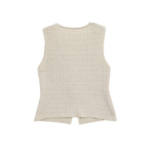 Vapetix S-L  ZR foreign trade wholesale European and American style women's knitted texture vest mini skirt suit – Bild 3