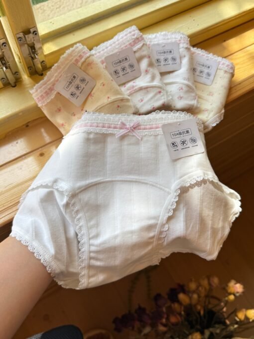 Vapetix L [90-120 pounds]-XL [120-135 pounds]  18cm lengthened ~ 10A antibacterial class a baby cotton underwear ladies small floral cute girl cot - Obrázek 3