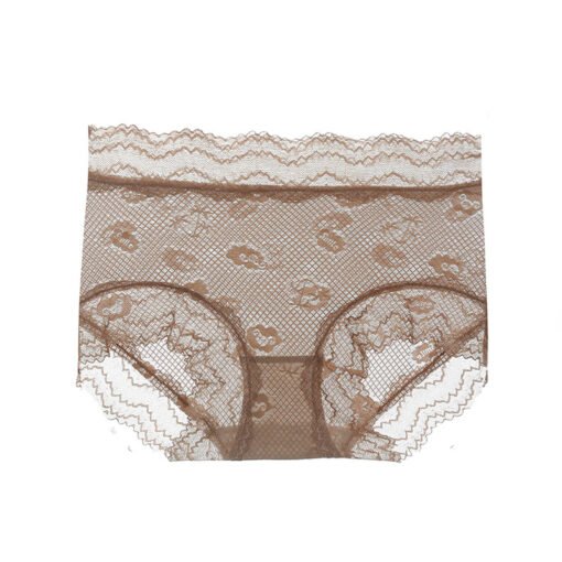 Vapetix M-XL  Spring and Summer Japanese Lace Underwear Women's High Waist Abdominal Cotton Antibacterial Sweet G - 图片 2