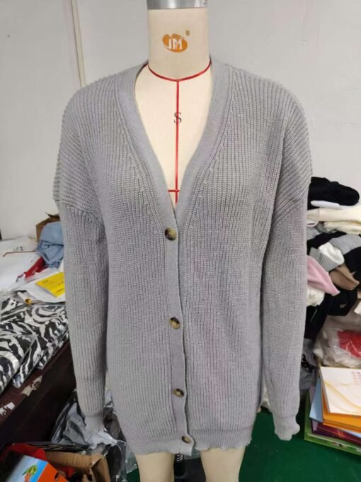 Vapetix S-XXXL  Cross-border European and American-style simple Joker knitted 2024 cross-border women's clothing Am