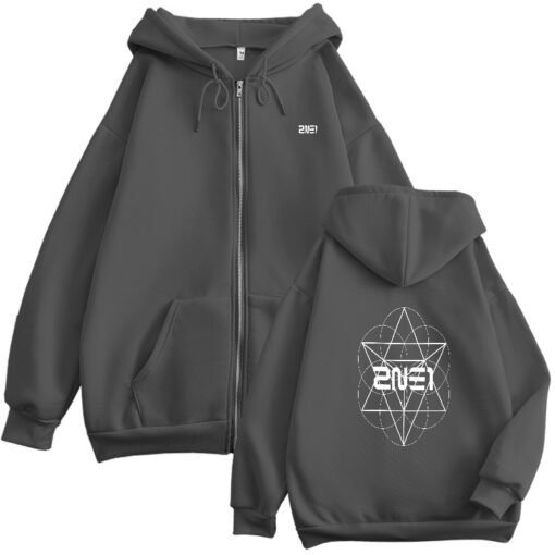 Vapetix M-XXXL  Zipper Jacket ZN Star Gua Figure Printing Concert Surrounding the Same Zipper Cardigan Loose Top Ho – Bild 4