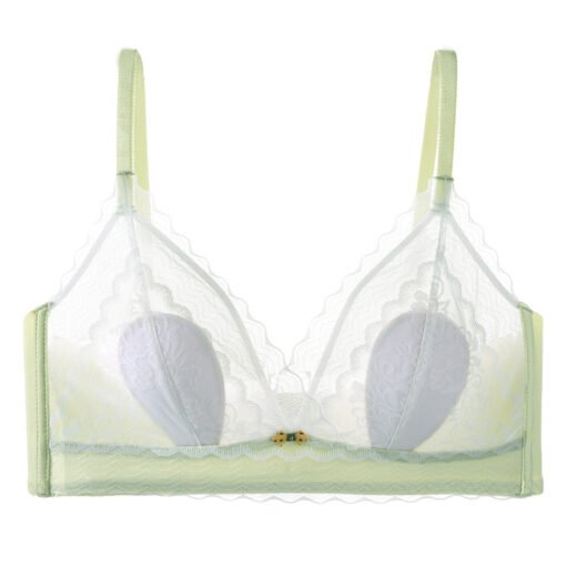 Vapetix 34/75BCD-40/90BCD  Longsha Traceless Underwear Women's Big Chest Shown Spring and Summer Ultra-thin Rabbit Ear Cup Ant - 图片 3