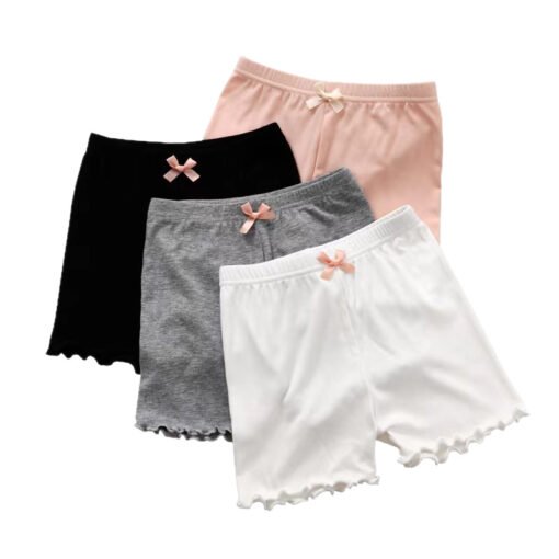 Vapetix Recommended weight for size 100 is 15-20 pounds-  Children's Bottoming Pants Safety Pants Summer Thin Milk Silk Shorts Little Girl's Anti-walking Gir - Imagen 4