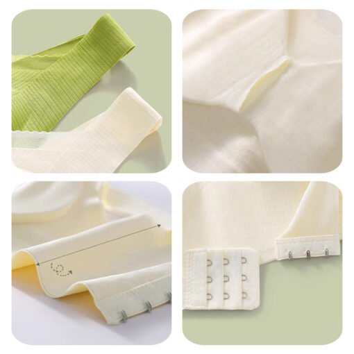 Vapetix M-XXL  Front Buckle Pull-up Non-marking Front Buckle Small Chest Push-up Bra Large Breathable Upper Collap - 图片 3